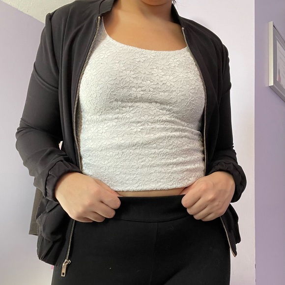 Dynamite Jackets & Blazers - Black Bomber Jacket